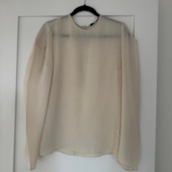 Tibi gauzy sheer blouse - Picture 2 of 4
